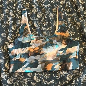 Reversible sports bra
